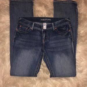 “maurices” brand bootcut jeans